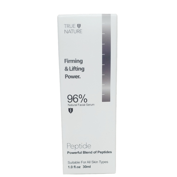 True Nature Peptide Facial Face Serum All Skin Types 30ml 1fl oz Exp 11/25 NIB - Picture 2 of 4
